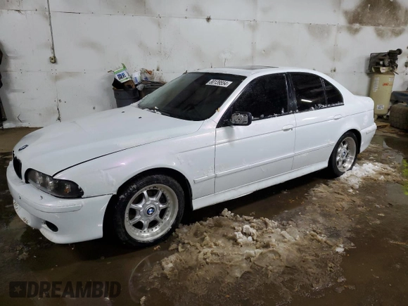 2001 BMW 5 Series 540iA with VIN WBADN63451GM73774, listed as a Copart auction lot 80139554 with 164,168 mi miles and Clean Title. Bid and sale history available at carsss.com. Image 1.