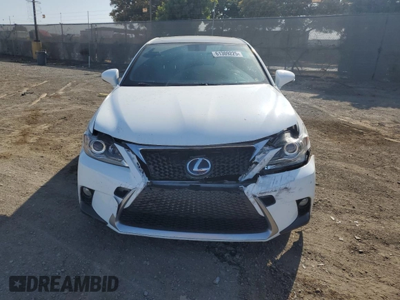 2014 Lexus CT 200h with VIN JTHKD5BH0E2190034, listed as a Copart auction lot 61309225 with 82,065 mi miles and Salvage title. Bid and sale history available at DreamBid. Image 5.