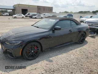 2023 BMW 4 Series M440i xDrive with VIN WBA63AT02PCL52909, listed as a Copart auction lot 64222804 with 21,772 mi miles and Salvage Title. Bid and sale history available at carsss.com. Image 1.