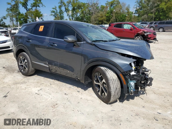 2025 Kia Sportage EX with VIN KNDPV3DF8S7345951, listed as a Copart auction lot 50530935 with 4,018 mi miles and Non Repairable. Bid and sale history available at carsss.com. Image 4.