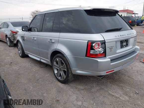 2012 Land Rover Range Rover Sport SC with VIN SALSH2E41CA734940, listed as a IAAI auction lot 41709747 with 137,482 mi miles. Bid and sale history available at carsss.com. Image 3.