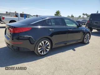 2015 Kia Optima SX Turbo with VIN 5XXGR4A67FG504129, listed as a Copart auction lot 60459525 with 62,091 mi miles and Salvage title. Bid and sale history available at DreamBid. Image 3.