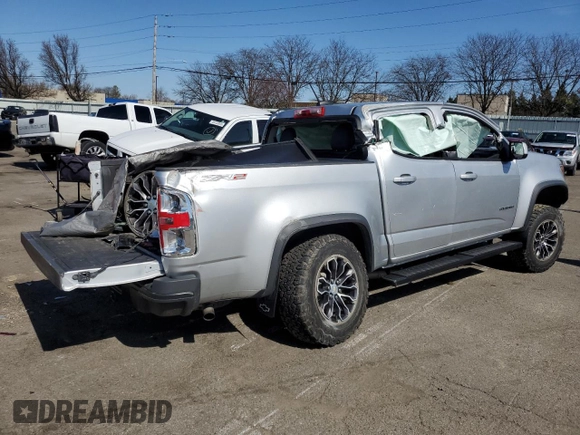 2018 Chevrolet Colorado 4WD ZR2 with VIN 1GCGTEEN5J1277326, listed as a Copart auction lot 49383205 with 0 mi miles and Salvage Title. Bid and sale history available at carsss.com. Image 3.