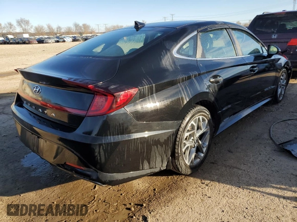 2020 Hyundai Sonata SEL z VIN 5NPEL4JA8LH054018, wystawiony jako Copart lot #46844565 z przebiegiem 44 712 mil mil oraz Szkoda całkowita • Salvage title. Historia ofert i sprzedaży dostępna na DreamBid. Obrazek 3.