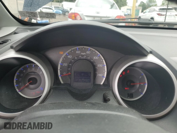 2010 Honda Fit Sport with VIN JHMGE8H48AC002535, listed as a Copart auction lot 60959135 with 136,990 mi miles and Salvage title. Bid and sale history available at DreamBid. Image 9.