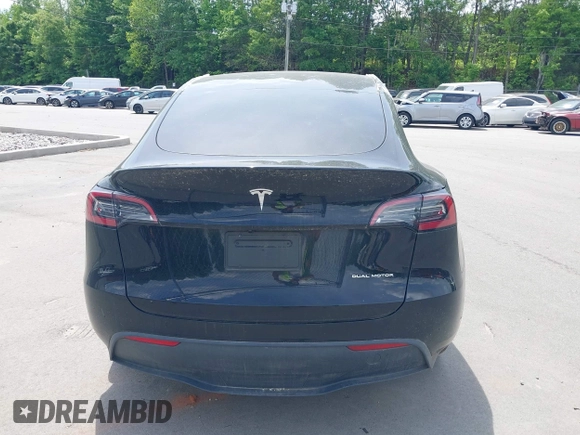 2023 Tesla Model Y Long Range with VIN 7SAYGDEE6PA166514, listed as a IAAI auction lot 41359540 with 16,271 mi miles. Bid and sale history available at carsss.com. Image 16.