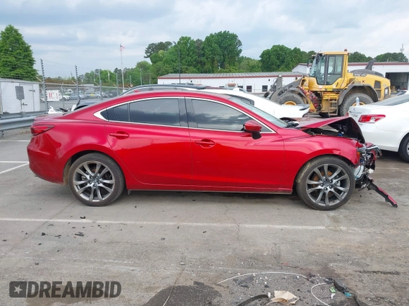 2016 Mazda 6 i Grand Touring with VIN JM1GJ1W57G1460281, listed as a IAAI auction lot 42016051 with 89,784 mi miles. Bid and sale history available at carsss.com. Image 13.