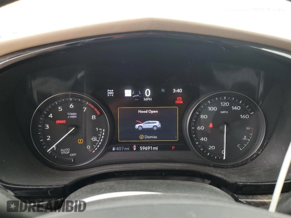 2022 Cadillac XT6 Premium Luxury with VIN 1GYKPFRS2NZ120147, listed as a Copart auction lot 49047855 with 59,691 mi miles and Salvage Title. Bid and sale history available at carsss.com. Image 9.