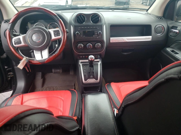 2016 Jeep Compass High Altitude Edition with VIN 1C4NJDEBXGD776207, listed as a Copart auction lot 52576985 with 91,642 mi miles and Salvage Title. Bid and sale history available at carsss.com. Image 8.