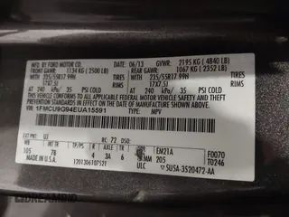 2014 Ford Escape SE с VIN 1FMCU9G94EUA15591, выставлен на аукционе IAAI как лот 42454617 с пробегом 146 029 миль миль и . История ставок и продаж доступна на DreamBid. Изображение 9.