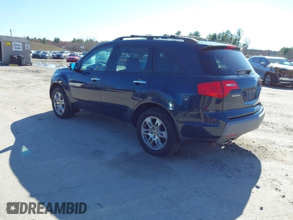 2009 Acura MDX with VIN 2HNYD282X9H507080, listed as a IAAI auction lot 41985443 with 179,268 mi miles. Bid and sale history available at carsss.com. Image 3.