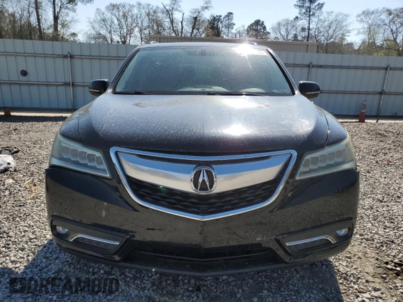 2014 Acura MDX with VIN 5FRYD3H20EB006578, listed as a Copart auction lot 49607875 with 128,393 mi miles and Salvage Title. Bid and sale history available at carsss.com. Image 5.