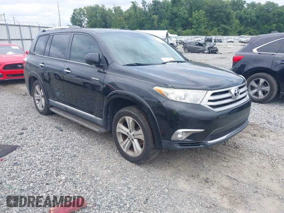 2012 Toyota Highlander Limited with VIN 5TDYK3EH5CS087859, listed as a IAAI auction lot 42652221 with 89,523 mi miles and . Bid and sale history available at DreamBid. Image 1.