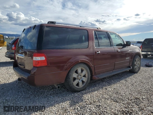 2007 Ford Expedition EL Limited with VIN 1FMFK20507LA76401, listed as a Copart auction lot 67409374 with 134,784 mi miles and Clean Title. Bid and sale history available at carsss.com. Image 3.