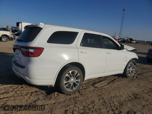 2019 Dodge Durango R/T with VIN 1C4SDHCT1KC645291, listed as a Copart auction lot 43971825 with 44,310 mi miles and Salvage title. Bid and sale history available at DreamBid. Image 3.