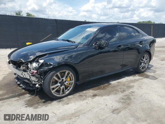 2008 Lexus IS 350 with VIN JTHBE262082013571, listed as a Copart auction lot 61582565 with 106,857 mi miles and Salvage title. Bid and sale history available at DreamBid. Image 1.