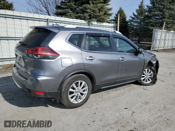 2018 Nissan Rogue SV with VIN KNMAT2MV4JP597577, listed as a Copart auction lot 49111525 with 35,564 mi miles and Salvage Title. Bid and sale history available at carsss.com. Image 3.