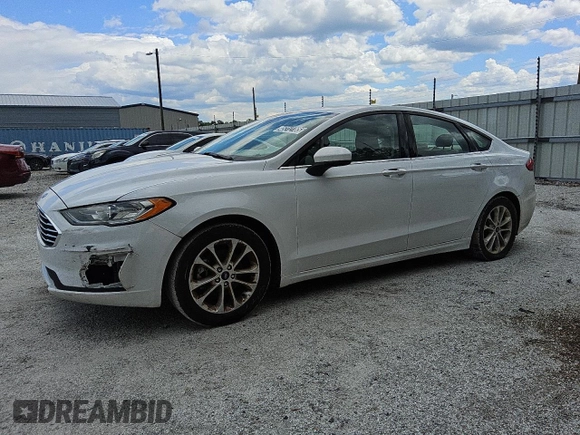 2019 Ford Fusion SE with VIN 3FA6P0HD4KR145810, listed as a Copart auction lot 45312765 with 137,414 mi miles and Clean Title. Bid and sale history available at DreamBid. Image 1.