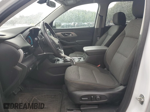 2020 Chevrolet Traverse LT Cloth with VIN 1GNEVGKW6LJ185582, listed as a Copart auction lot 59184425 with 57,148 mi miles and Non repairable. Bid and sale history available at DreamBid. Image 7.