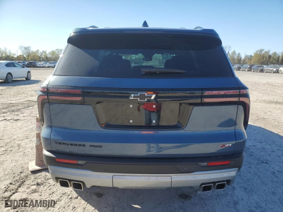 2024 Chevrolet Traverse AWD Z71 with VIN 1GNEVJKSXRJ141300, listed as a Copart auction lot 86196244 with 2,643 mi miles and Salvage Title. Bid and sale history available at carsss.com. Image 6.