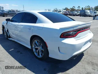 2023 Dodge Charger GT with VIN 2C3CDXHG8PH533221, listed as a IAAI auction lot 41949771 with 8,398 mi miles and . Bid and sale history available at carsss.com. Image 3.