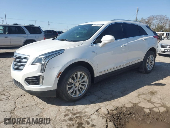 2018 Cadillac XT5 FWD with VIN 1GYKNARS1JZ172873, listed as a Copart auction lot 52168115 with 102,133 mi miles and Salvage title. Bid and sale history available at DreamBid. Image 1.