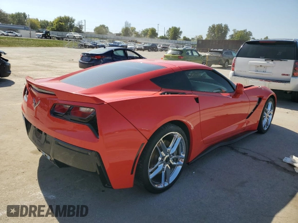 2015 Chevrolet Corvette 1LT with VIN 1G1YA2D78F5115503, listed as a Copart auction lot 74115974 with 49,822 mi miles and Clean Title. Bid and sale history available at carsss.com. Image 3.