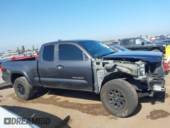 2022 Toyota Tacoma SR with VIN 3TYRX5GN3NT066696, listed as a IAAI auction lot 42514462 with 35,687 mi miles and . Bid and sale history available at DreamBid. Image 14.