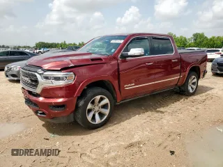 2021 Ram 1500 Limited with VIN 1C6SRFHT9MN633502, listed as a Copart auction lot 62891475 with 71,365 mi miles and Salvage title. Bid and sale history available at DreamBid. Image 1.