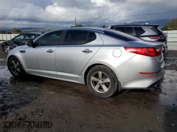 2014 Kia Optima LX with VIN KNAGM4A75E5495602, listed as a Copart auction lot 49712855 with 175,944 mi miles and Clean Title. Bid and sale history available at carsss.com. Image 2.
