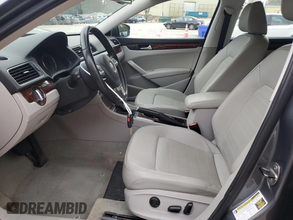 2013 Volkswagen Passat SEL Premium with VIN 1VWCH7A31DC097718, listed as a Copart auction lot 86296264 with 96,021 mi miles and Salvage Title. Bid and sale history available at carsss.com. Image 7.