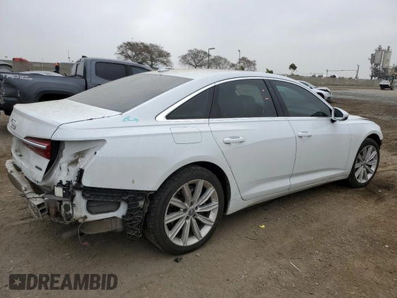 2019 Audi A6 Premium Plus with VIN WAUE8AF29KN127880, listed as a Copart auction lot 53241874 with 54,968 mi miles. Bid and sale history available at carsss.com. Image 3.