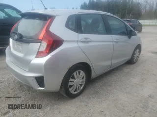 2015 Honda Fit LX with VIN 3HGGK5H57FM706377, listed as a Copart auction lot 53932605 with 0 mi miles and Salvage Title. Bid and sale history available at carsss.com. Image 3.