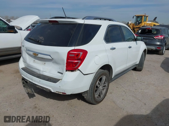 2017 Chevrolet Equinox Premier with VIN 2GNALDEK3H1566335, listed as a IAAI auction lot 41788506 with 120,961 mi miles. Bid and sale history available at carsss.com. Image 4.