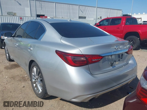 2020 Infiniti Q50 Luxe with VIN JN1EV7AP2LM202821, listed as a IAAI auction lot 41985144 with 112,024 mi miles and . Bid and sale history available at DreamBid. Image 16.