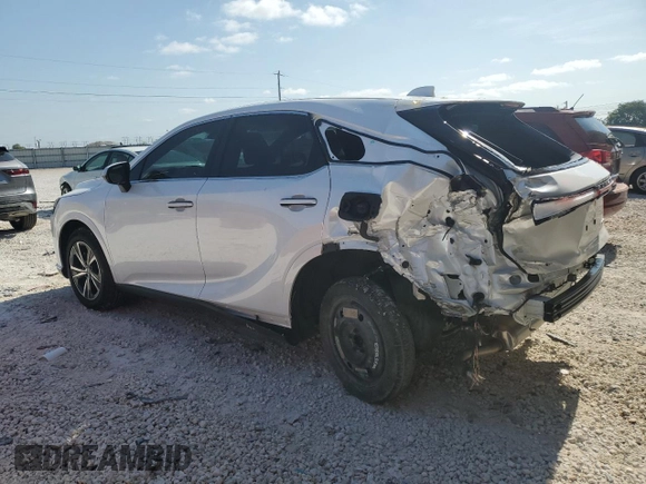 2023 Lexus RX with VIN 2T2BAMBA1PC022197, listed as a Copart auction lot 53846754 with 7,395 mi miles and Salvage Title. Bid and sale history available at carsss.com. Image 2.
