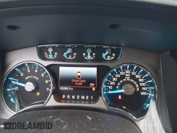 2013 Ford F-150 XL with VIN 1FTFW1EFXDFB59784, listed as a IAAI auction lot 41915547 with 102,365 mi miles. Bid and sale history available at carsss.com. Image 15.