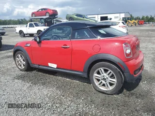2012 MINI Coupe S z VIN WMWSX3C54CT155356, wystawiony jako Copart lot #72522854 z przebiegiem 91 982 mil mil oraz Szkody całkowita. Historia ofert i sprzedaży dostępna na DreamBid. Obrazek 2.