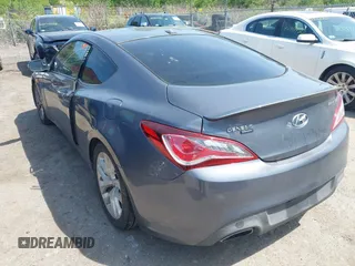 2015 Hyundai Genesis Coupe 3.8L Base with VIN KMHHT6KJ4FU128418, listed as a IAAI auction lot 42391336 with 90,197 mi miles and . Bid and sale history available at DreamBid. Image 3.