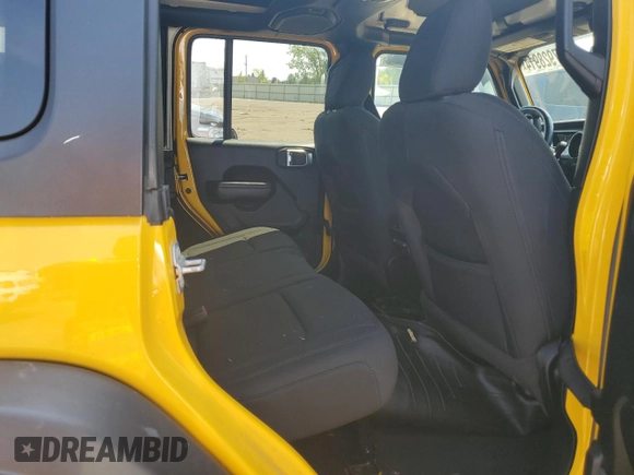 2020 Jeep Wrangler Unlimited Willys z VIN 1C4HJXDG1LW265611, wystawiony jako Copart lot #67928914 z przebiegiem 73 516 mil mil oraz Szkoda całkowita • Salvage title. Historia ofert i sprzedaży dostępna na DreamBid. Obrazek 10.