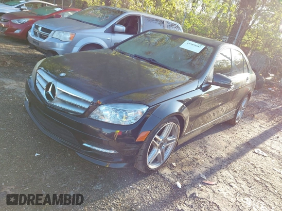 2011 Mercedes-Benz C 350 Sport with VIN WDDGF5GB0BR145111, listed as a IAAI auction lot 41989087 with 124,346 mi miles and . Bid and sale history available at DreamBid. Image 2.