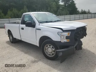 2017 Ford F-150 XL with VIN 1FTMF1CF2HKE54711, listed as a Copart auction lot 55502395 with 86,587 mi miles and Salvage title. Bid and sale history available at DreamBid. Image 4.