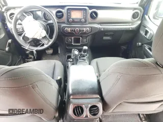 2018 Jeep Wrangler Unlimited Sport S with VIN 1C4HJXDNXJW289319, listed as a Copart auction lot 80461844 with 76,963 mi miles and Salvage title. Bid and sale history available at DreamBid. Image 8.