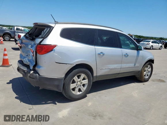 2012 Chevrolet Traverse 1LT z VIN 1GNKVGED5CJ254503, wystawiony jako Copart lot #57509375 z przebiegiem 210 388 mil mil oraz Szkoda całkowita • Salvage title. Historia ofert i sprzedaży dostępna na DreamBid. Obrazek 3.