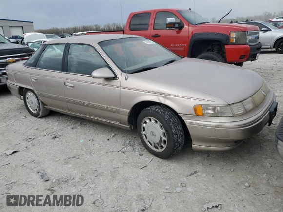 1995 Mercury Sable GS with VIN 1MELM50U3SG629746, listed as a Copart auction lot 52459715 with 131,692 mi miles and Salvage Title. Bid and sale history available at carsss.com. Image 4.