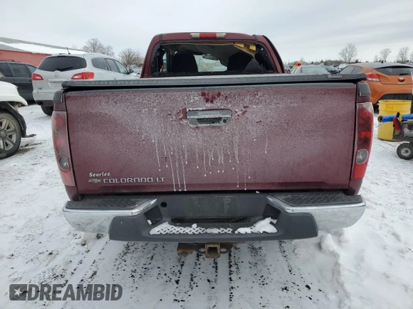 2007 Chevrolet Colorado LT w/1LT with VIN 1GCDT19E278175648, listed as a Copart auction lot 83956684 with 219,745 mi miles and Salvage Title. Bid and sale history available at carsss.com. Image 6.