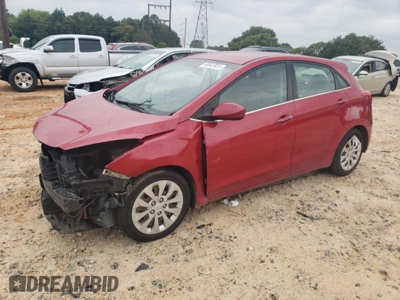2016 Hyundai Elantra GT with VIN KMHD35LH2GU252564, listed as a Copart auction lot 66943834 with 155,540 mi miles and Salvage Title. Bid and sale history available at carsss.com. Image 1.