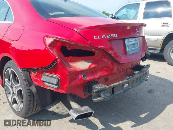 2014 Mercedes-Benz CLA 250 with VIN WDDSJ4GB4EN130447, listed as a IAAI auction lot 42436275 with 96,477 mi miles and . Bid and sale history available at DreamBid. Image 18.