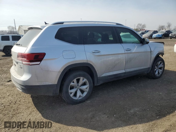 2018 Volkswagen Atlas SE z VIN 1V2LR2CA4JC520784, wystawiony jako Copart lot #47421325 z przebiegiem 170 018 mil mil oraz Szkoda całkowita • Salvage title. Historia ofert i sprzedaży dostępna na DreamBid. Obrazek 3.
