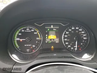 2016 Audi A3 e-tron Premium Plus with VIN WAUTPBFF9GA050123, listed as a Copart auction lot 87970295 with 76,445 mi miles and Salvage Title. Bid and sale history available at carsss.com. Image 9.